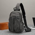 thumbnail image 4 of Bolsa De Pecho Bolsa de pecho para hombre, correas de hombro ajustables, bandolera de nailon, Bolsa de pecho, deportes de viaje Tmvgtek Para Estrenar, 4 of 9