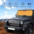 thumbnail image 5 of Kdxio Cute Popcorn Print Front Windshield Sun Shade,Folding Auto Sunshade for Car Truck SUV-Small, 5 of 7