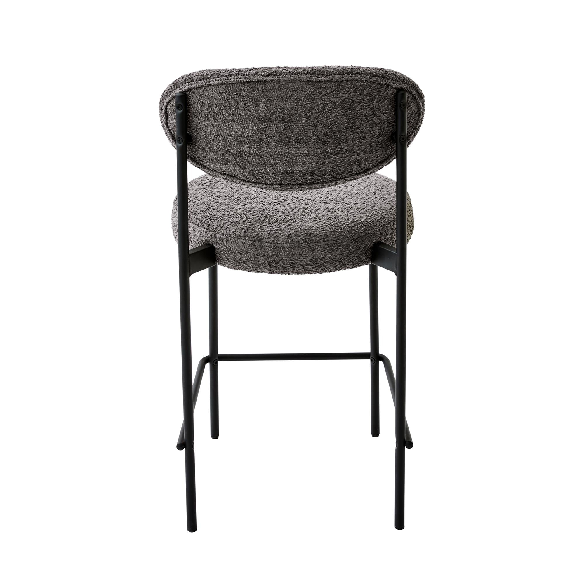 Better Homes & Gardens Boucle Counter Stool, Gray