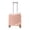 Pink, variant on Bunblic Kids Ride on Suitcase Travel Luggage with Wheels 18" Lightweight Gift Compact Airplane with Combination Lock Carry on Luggage Pink
