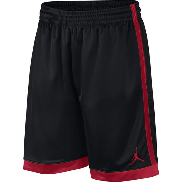 Jordan - Jordan AJ1122-010: Shimmer Mens Black/Gym Red Shorts (M ...