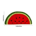 thumbnail image 3 of Watermelon Bath Mat for Bathroom, Cute Fruit Half Round Shaped Bathroom Rugs and Mats Non Slip Shower Rug Summer Welcome Mat for Bathroom Doorway Kitchen Bedroom Bathtub Rug, 3 of 6