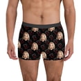 thumbnail image 2 of Wxolcjlv Mens Boxer Briefs Valentine's Day Diy Printing Custom Underwear With Face Custom Trendy Graphic Boxers Male Holiday Gifts Brick Red L, 2 of 7