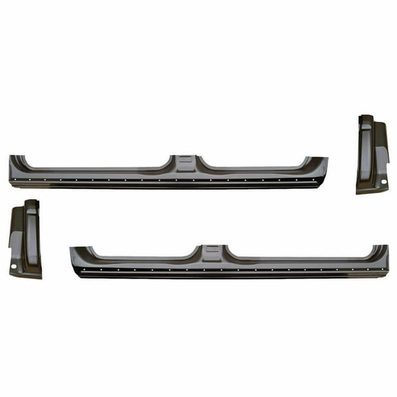 OE Style Rocker Panel & Cab Corner Kit. Fits 09-14 Ford F150 Pickup Truck Super Crew