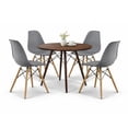 thumbnail image 1 of Set de Comedor Oslo 80 Mundo In Mesa Nogal y 4 Sillas Eames Gris, 1 of 9