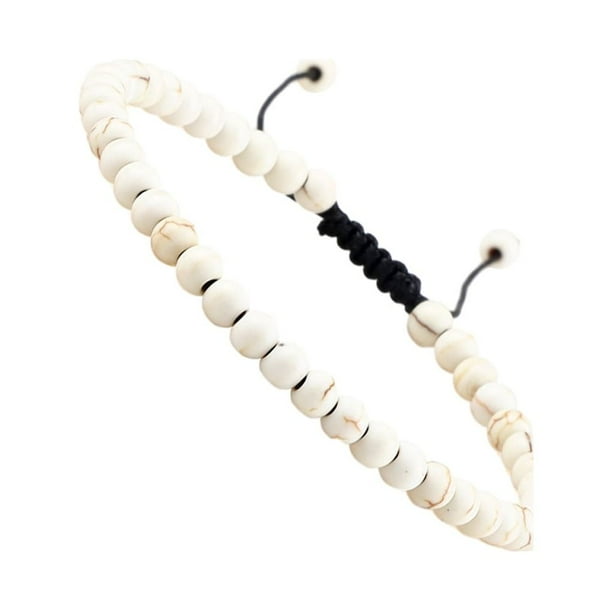 Jumpingount Elegante de piedra natural, de cuentas de piedra de longitud ajustable, varios estilos Ropa, zapatos y accesorios Miscelánea Amarillo