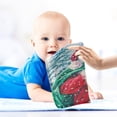 thumbnail image 5 of Dreamtimes Christmas Santa Claus Presents Baby Muslin Washcloths Face Towel, Winter Snow Burp Cloths Cotton Wipes 5 PCS Infant Wash Cloth for Newborn Boys Girls 12x12 inches, 5 of 7