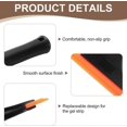 thumbnail image 3 of Squeegee 15.2 cm in length, car water blade, shower squeegee with nonslip grip for windshield, window cleaner, glass door, black., 3 of 5