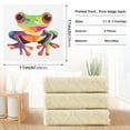 thumbnail image 3 of 6 Pieces of Kitchen Towels 11x11Inch Kitchen Dish Cloths Kitchen Dish Towels Reuseable Cleaning Cloths Lovely Frog, 3 of 9