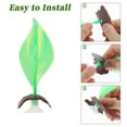 thumbnail image 6 of Unique Bargains Betta Fish Bed Set Betta Leaf Bed Silicone Betta Hammock Glowing Aquarium Decor Betta Fish Supplie Green, 6 of 7