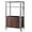 Walnut, variant on Sptwo Rolling Kitchen Bakers Rack Microwave Oven Stand Utility Cart Multifunctional Display Shelf on Wheels with 2-Tier Shelf and Cabinet Spice Organizer for Kitchen Dining Room Furniture (Black)