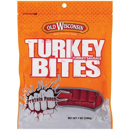 Old Wisconsin Turkey Bites Turkey Sausage, 7 Oz.