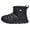 Black, variant on Otqutp Kids Snow Boots for Boys Girls Winter Plus Velvet Thick Warm Outdoor Boots Waterproof Booties with Faux Fu𝗿 Lined