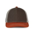 thumbnail image 2 of Outdoor Cap PDT20M Slight Pre-Curved Visor-Brown/Putty/Orange, 2 of 9