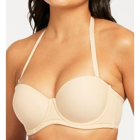 

Women s QT 1103 Seamless Molded Cup 5 Way Convertible Bra (Buff 44C)