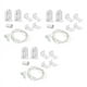 thumbnail image 1 of 3Conjunto Repuesto de Persiana Enrollable Sin PerforacióN, Soporte para Persiana Enrollable de 17 Mm, Soporte para Abrazadera de Persiana Enrollable Doble para Ventana, 1 of 5