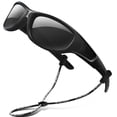 thumbnail image 1 of Gafas de sol RIVBOS Kids con protección UV polarizada RBK037-Black, 1 of 6
