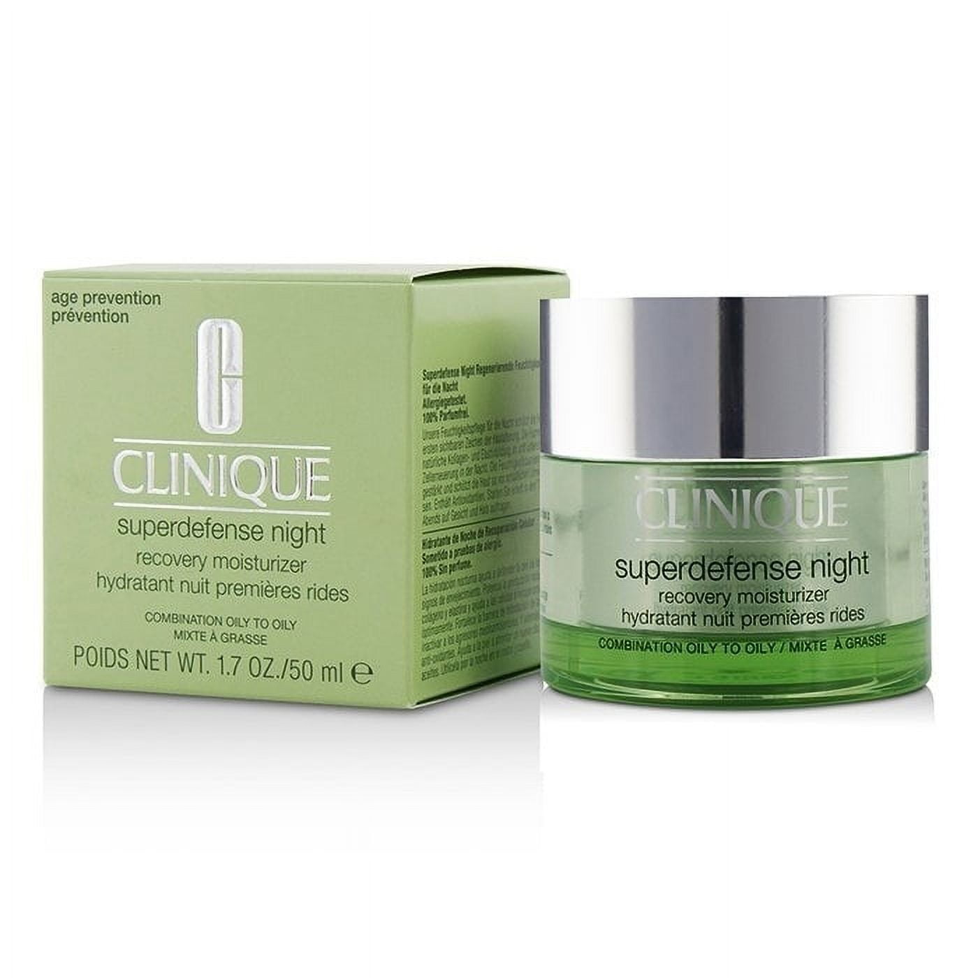 Clinique Superdefense Night Recovery Moisturizer for Combination Oily to Oily Skin 1.7 oz