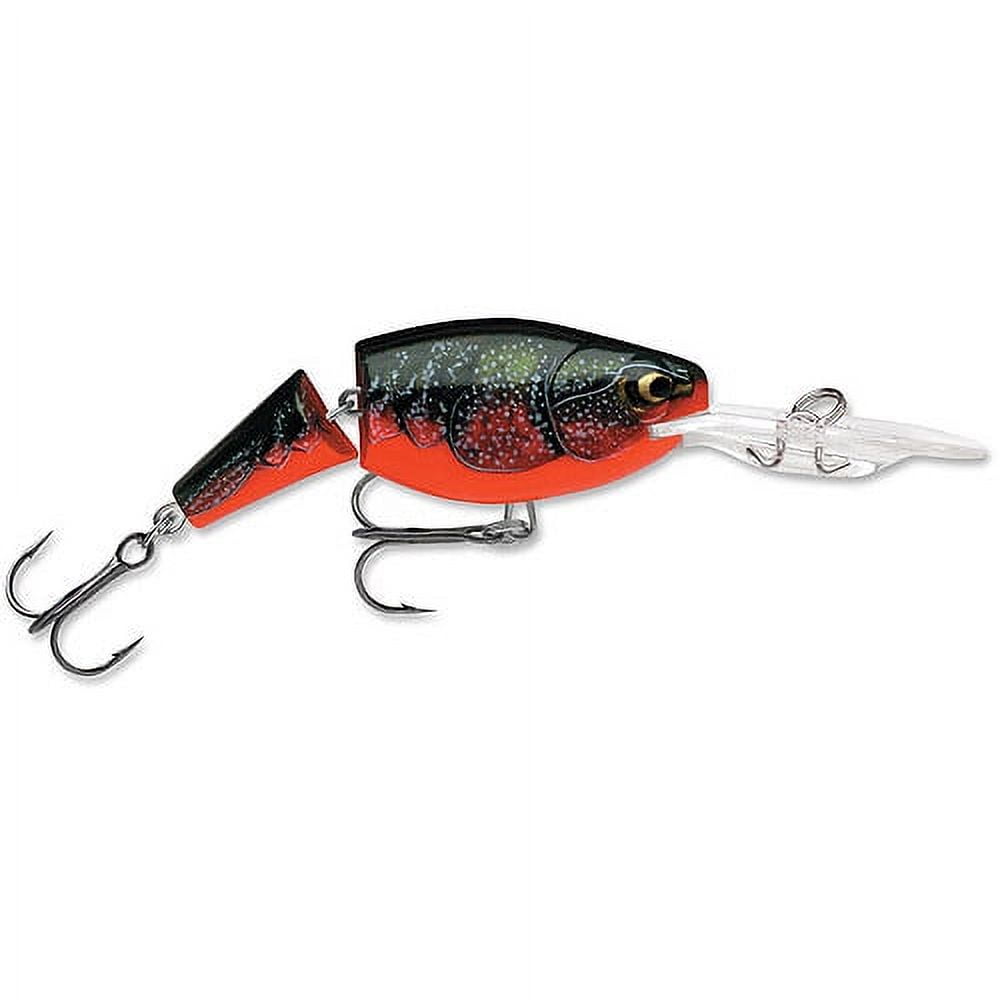 (2 pack) Rapala Jointed Shad Rap 04 Fishing Lure 1.5" 3/16oz Red Crawdad