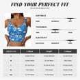 thumbnail image 6 of Lsque Gnomes in USA Printed Women'S Sports Bra, Compression, Moisture Wicking, High-Impact Sports Bra For Women,Supportive sports bra-Medium, 6 of 9