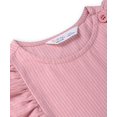thumbnail image 4 of Vestido Beebay a rayas con botones, rosa, 5 años, 4 of 5