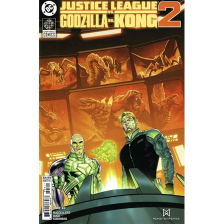 Justice League Vs. Godzilla Vs. Kong 2 #3A VF ; DC Comic Book