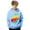 Light Blue, variant on YUEHUA Kids Preston Playz Flame Hoodie Lightweight Pullover Sweatshirt with Fire Print for Boys and Girls Casual Wear