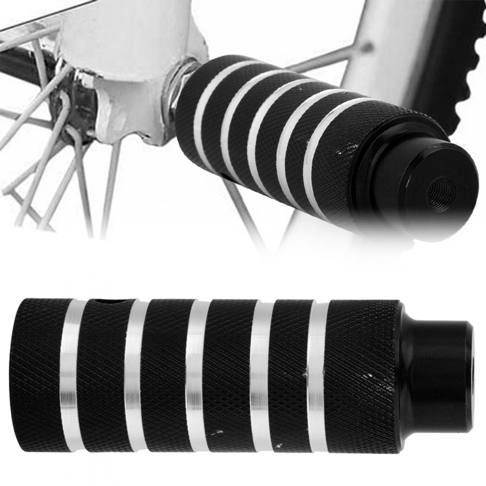 Bicycle Metal Heavy Duty Foot Stand Pegs Rear Stunt Pegs Footrest Bike Accessories black Walmart