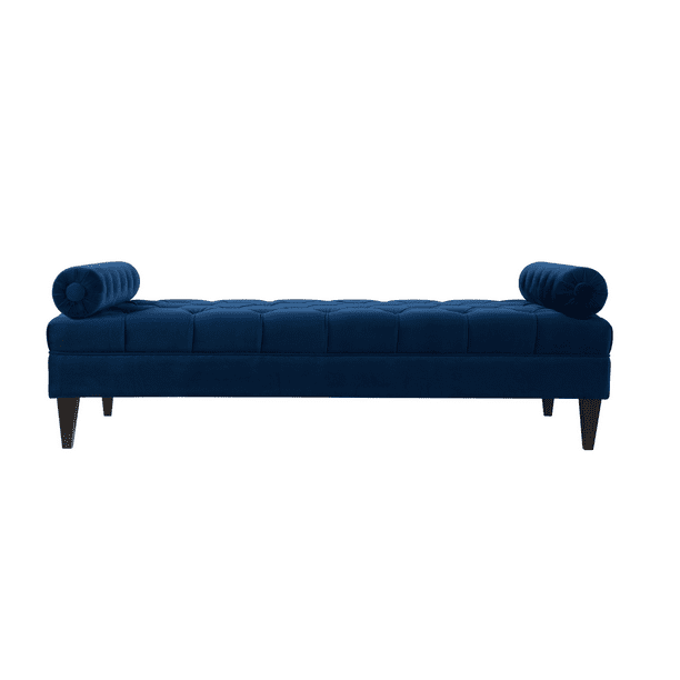 Robert Tufted Sofa Bed Daybed Removable Bolsters Navy Blue Com Robert Tufted Sofa Bed Daybed Removable, Jennifer Taylor Eliza Upholstered Sofa Bed