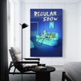 thumbnail image 3 of PPHAOSHO Anime Fun Regular Show Poster frameless Painting Canvas Wall Posters Art Picture Print Modern Home Decor 20x30inch, 3 of 7