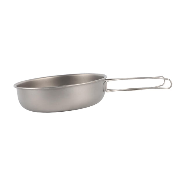 Sartén de titanio con mango plegable, multifuncional, fácil de usar. 1200 ml