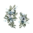 thumbnail image 2 of HomeDM Set of 2 Artificial Flower Swag for Wedding Welcome Signs Floral Decorations, Wedding Arch Faux Flowers for Wedding Ceremony and Reception Backdrop Decor, 2 of 6