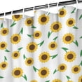 thumbnail image 3 of Waterproof Cute Sunflower Colorful Shower Curtain 72x72 Inch Boho Style Polyester Unique Shower Curtain for Bathroom Hotel Home Decor with 12 Plastic Hooks, 3 of 5