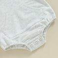 thumbnail image 7 of Bagilaanoe Newborn Baby Boy Hooded Rompers Short Sleeve Bodysuits 3M 6M 12M 18M Infant Casual One Piece Short Jumpsuit, 7 of 7