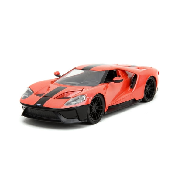 Pink Slips 1:24 Scale 2017 Ford GT Die-Cast Car for Kids and Adults - Metallic Salmon