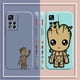 thumbnail image 4 of Case For Redmi Note 12 11 11T 11R 11E 9 9S 8 7 7S PRO PLUS 4G 5G Colour Simple Liquid silicone Case Cartoon Marvel Baby Groot, 4 of 5