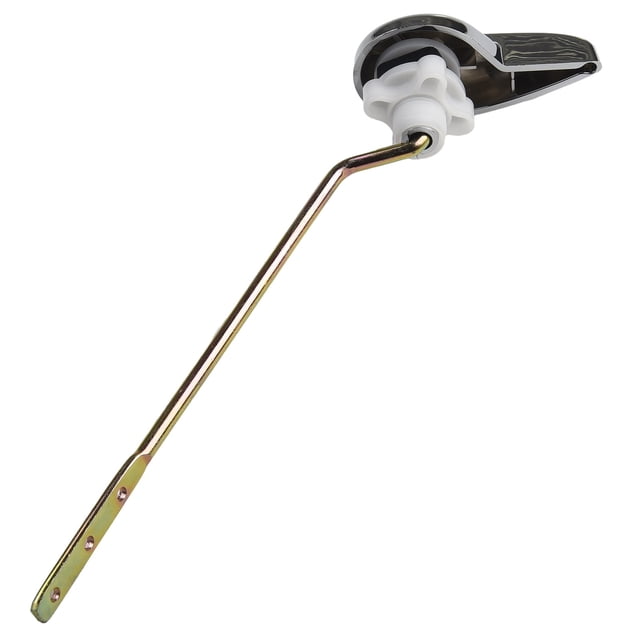 Levier de Rinçage de Réservoir de Toilette Finition Chrome Raccords de Poignée Outils de Remplacement