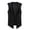 Black, variant on Mens Tank Top Beach Casual Hooded Vest Lightweight Sleeveless Hooded Jacket Fitness Vest