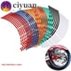 thumbnail image 2 of CIYUAN Hot Wheel Sticker Auto MOTO decals Cinta reflectante de RIM Nuevo Personalidad Accesorios Decoracion de rueda Tiras de neumáticos/Multicolor huangjie unisex, 2 of 2