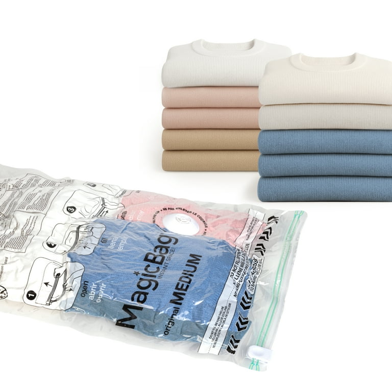 Medium Vacuum Storage Bags, 3-Pack Flat Compression photo 3