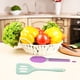 thumbnail image 5 of Juego de utensilios de cocina de silicona - El juego de herramientas de cocina incluye espátula de drenaje y clips para alimentos - 2 piezas, 5 of 5
