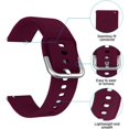 thumbnail image 3 of Correa de silicona compatible con Samsung Galaxy Watch 3 banda 41 mm / Banda activa 40 mm / Banda activa 2 / Correa Galaxy Watch 42 mm, silicona suave deportiva, 3 of 5