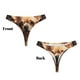 thumbnail image 3 of Balery Vintage Red Flower Chihuahua Tangas de Algodón para Mujer con Estampado – Ropa Interior Sexy, Transpirable, G-string-3X-Large, 3 of 6