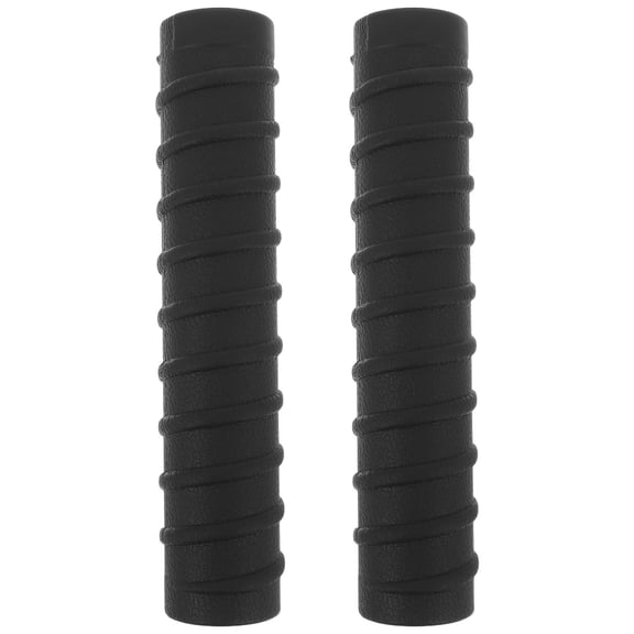 IMIKEYA 1 Pair Black Kayak Rubber Grips with Anti- Wraps for Comfortable and Stable Canoe Handling