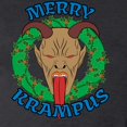 thumbnail image 3 of CafePress - Merry Krampus - Women's Long Sleeve Charcoal Gray Pajamas, 3 of 3