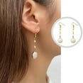 thumbnail image 3 of Boho Style Handmade Freshwater Pearl Earrings, 3 of 4
