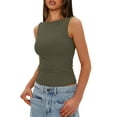 thumbnail image 3 of MATN Women Sexy Boat Neck Tank Top Summer Y2K Going Out Basic Cami Shirt 9081 White L-1, 3 of 4