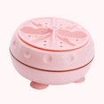 thumbnail image 1 of Household Mini Washing Machine USB Powered for Business Machine USB Electric Mini Trip Camping Outdoor Pink, 1 of 8