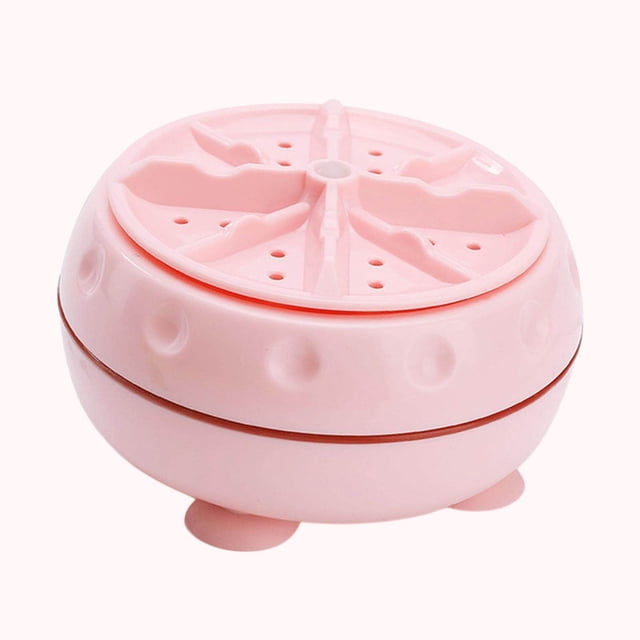 Household Mini Washing Machine USB Powered for Business Machine USB Electric Mini Trip Camping Outdoor Pink