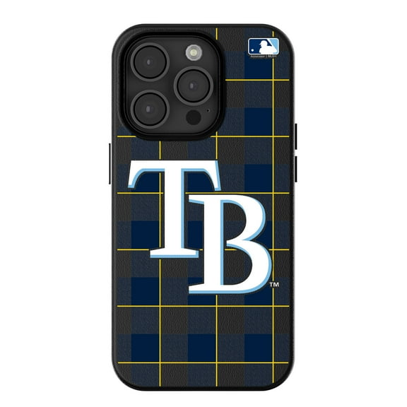 Keyscaper Tampa Bay Rays Plaid Magnetic Bump iPhone Case